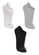 Kit 3 Pares de Meias Esportiva Invisível Lupo 3170-089