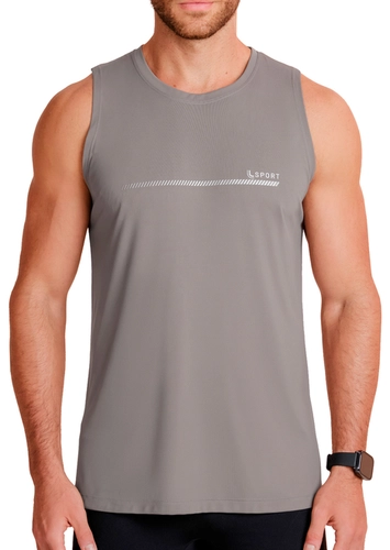 Camiseta Masculina Regata Uv Lupo 77173-001/002