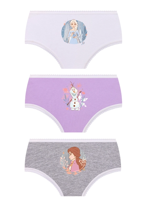 Kit com 3 Calcinhas Infantil Frozen Ii Lupo 18202-089