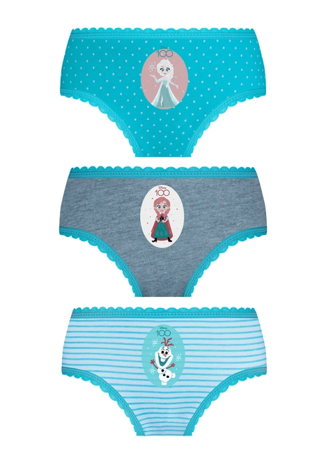 Kit com 3 Calcinhas Infantil Frozen Ii Lupo 18202-089