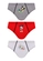 Kit com 3 Cuecas Infantil Slip Mickey Mouse Lupo 111-089