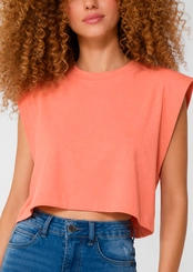 Camiseta Feminina Cropped Enfim 1000113906