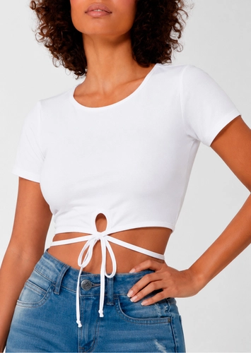 Blusa Feminina Cropped Enfim 1000113925