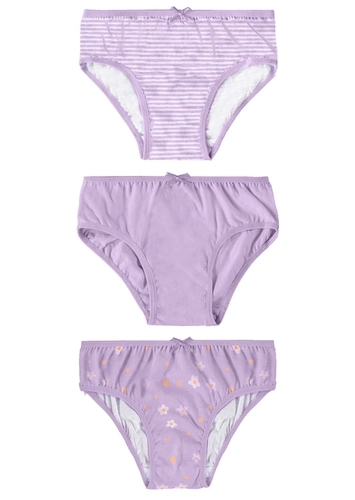 Kit com 3 Calcinhas Infantil Malwee 1000111571