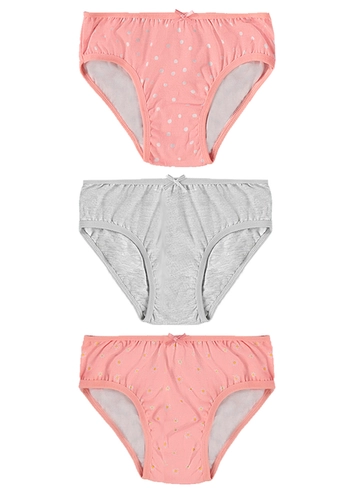 Kit com 3 Calcinhas Infantil Malwee 1000111571