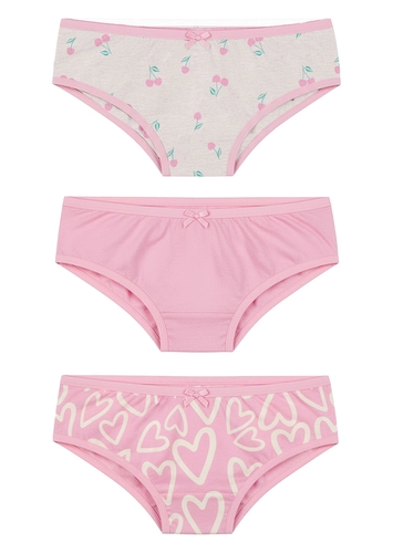 Kit com 3 Calcinhas Infantil Malwee 1000111571