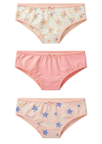 Kit com 3 Calcinhas Infantil Malwee 1000111571
