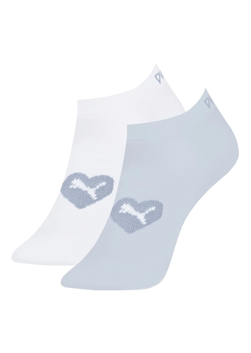 Kit 2 Pares de Meias Infantil Invisível Puma 2760-001