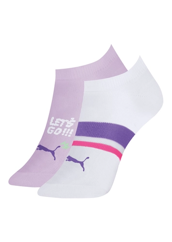 Kit 2 Pares de Meias Infantil Invisível Puma 2760-001
