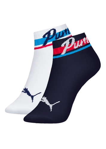 Kit 2 Pares de Meias Infantil Cano Curto Puma 2790-001 loading=