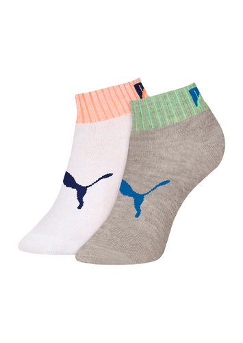 Kit 2 Pares de Meias Infantil Cano Curto Puma 2790-001