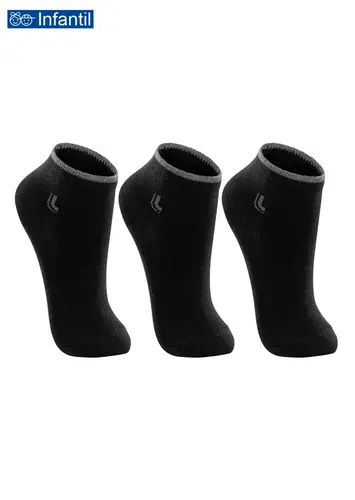 Kit 3 Pares de Meias Infantil Cano Curto Lupo 2835-089