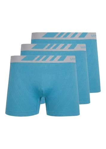 Kit com 3 Cuecas Boxer Lupo 671-002