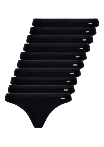 Kit com 10 Calcinhas Tanga Loba 40354-001