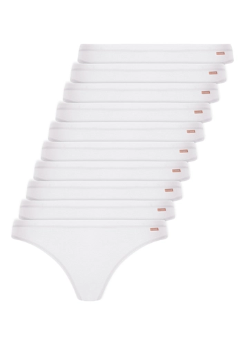 Kit com 10 Calcinhas Tanga Loba 40354-001