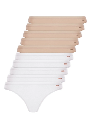 Kit com 10 Calcinhas Tanga Loba 40354-001
