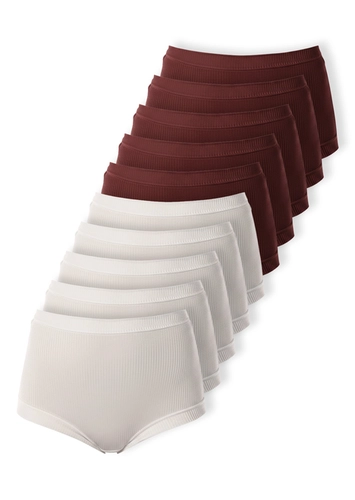 Kit com 10 Calcinhas Alta Bourbon Demillus 26406