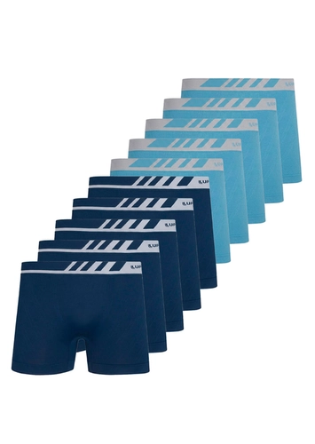 Kit com 10 Cuecas Boxer Lupo 671-002