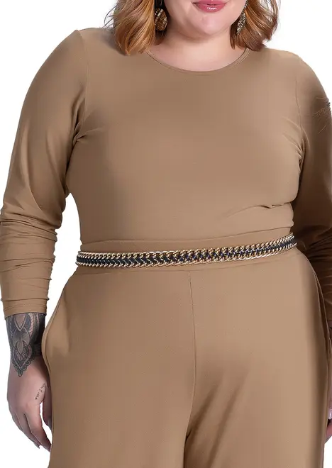 Blusa Feminina Marialicia 52118 Plus Size