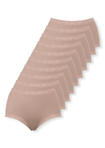 Kit com 10 Calcinhas Alta Safira Demillus 57330