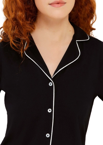 Pijama Feminino Curto com Abertura Hering 7cyg