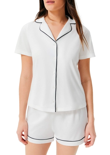 Pijama Feminino Curto com Abertura Hering 7cyg