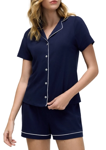 Pijama Feminino Curto com Abertura Hering 7cyg
