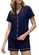 Pijama Feminino Curto com Abertura Hering 7cyg