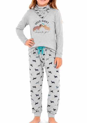 Pijama Infantil Menina Longo Malwee 1000117604 loading=
