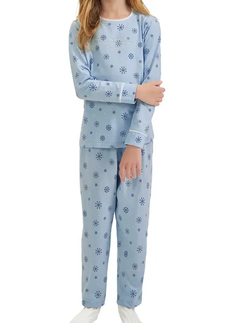 Pijama Infantil Menina Longo Cor com Amor 2050003