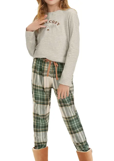 Pijama Infantil Menina Longo Cor com Amor 2050017
