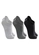 Kit 3 Pares de Meias Esportiva Invisível Lupo 3270-089