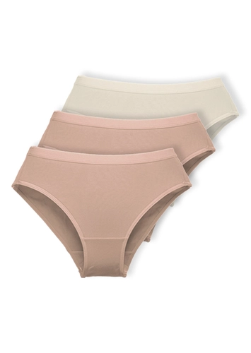 Kit com 3 Calcinhas Alta Lithos Demillus 26014/56014