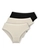 Kit com 3 Calcinhas Alta Lithos Demillus 26014/56014