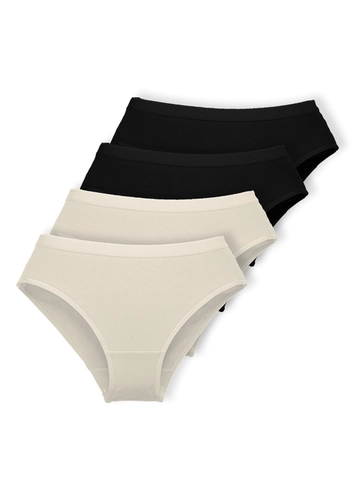 Kit com 4 Calcinhas Alta Lithos Demillus 26014/56014