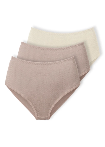 Kit com 3 Calcinhas Alta Nova Bibelô Demillus 57487