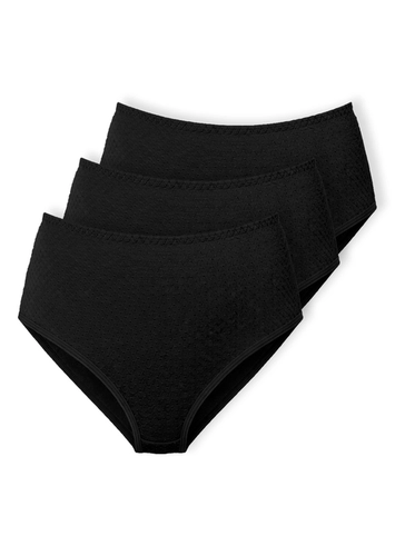 Kit com 3 Calcinhas Alta Nova Bibelô Demillus 57487