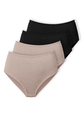 Kit com 4 Calcinhas Alta Nova Bibelô Demillus 57487