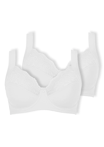 Kit com 2 Sutiãs com Aro e sem Bojo Dilady 123410
