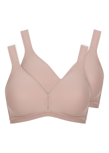 Kit com 2 Sutiãs sem Aro e sem Bojo Olimpo Conforto Demillus 61004