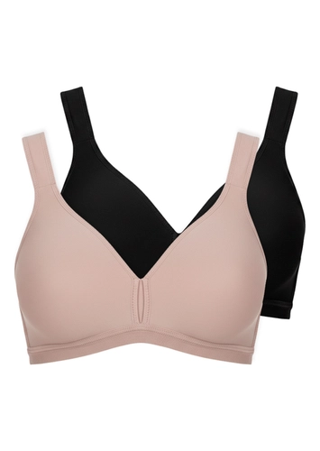 Kit com 2 Sutiãs sem Aro e sem Bojo Olimpo Conforto Demillus 61004