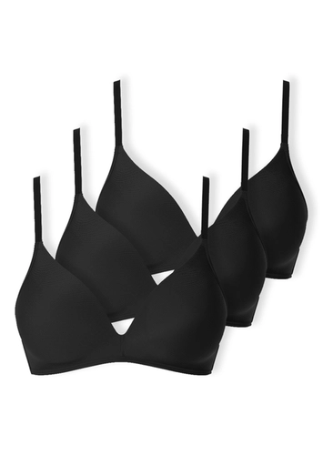 Kit com 3 Sutiã sem Aro com Bojo Paraíso Demillus 63476