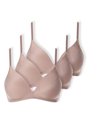 Kit com 3 Sutiã sem Aro com Bojo Paraíso Demillus 63476