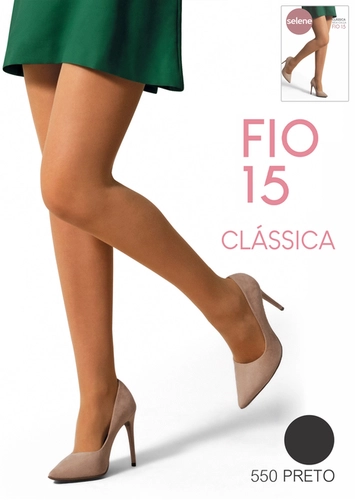 Meia Calça Clássica Fio 15 Selene 9120-001