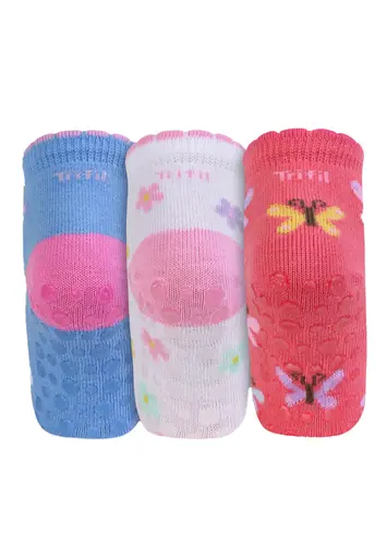 Kit 3 Pares de Meias Bebê Cano Médio Trifil 1005