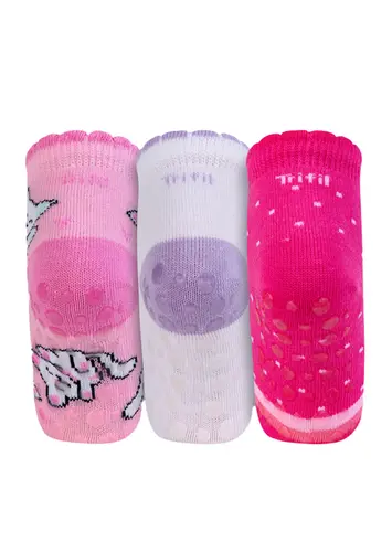 Kit 3 Pares de Meias Bebê Cano Médio Trifil 1005
