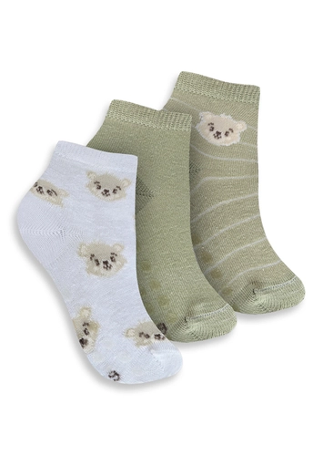 Kit 3 Pares de Meias Bebê Cano Médio Trifil 1003