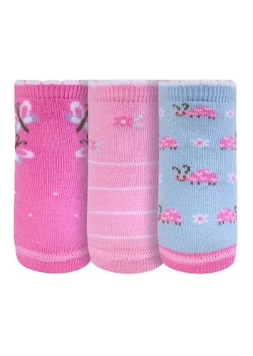 Kit 3 Pares de Meias Bebê Cano Médio Trifil 1003