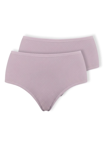 Kit com 2 Calcinhas Alta Dilady 203203 Plus Size