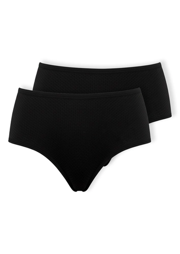 Kit com 2 Calcinhas Alta Dilady 203203 Plus Size